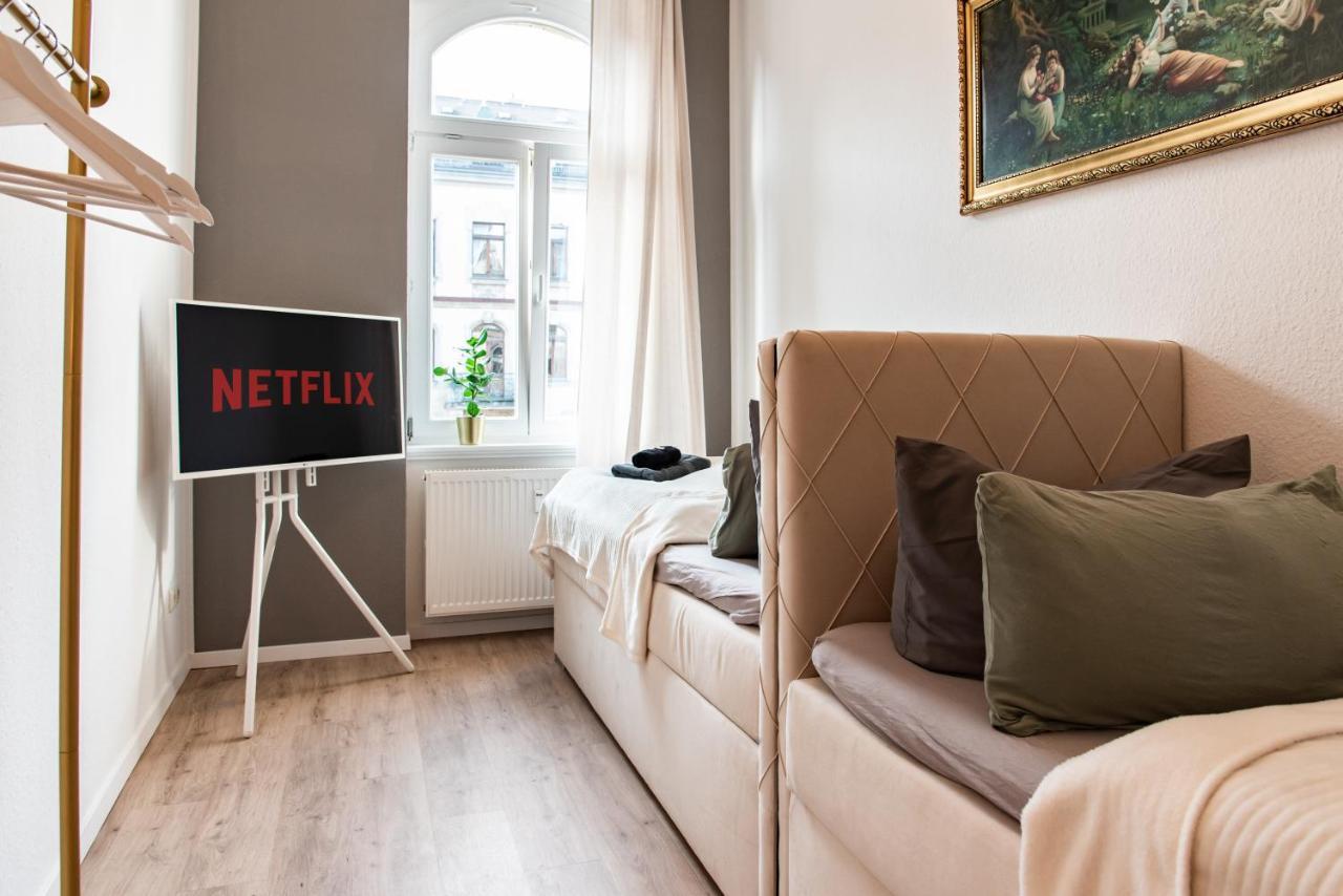 The Grande Kassberg Apartment - Balkon, Netflix, Nespresso, Zentral Chemnitz Eksteriør billede